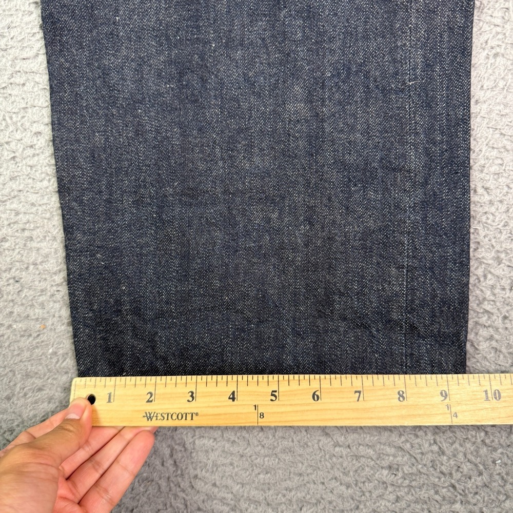 Buck Mason Full Saddle Selvedge Japanese Loomstate Denim Jeans Mens 36x26 Blue - Picture 11 of 12